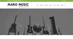 Desktop Screenshot of makomusic.com